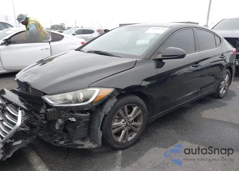 2018 Hyundai Elantra Sel z USA, uszkodzony, nr VIN 5NPD84LF3JH393613